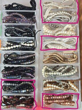 Victoria Emerson Earthy Stone & Everyday Neutral Wrap Bracelet - 6-Piece Bundle